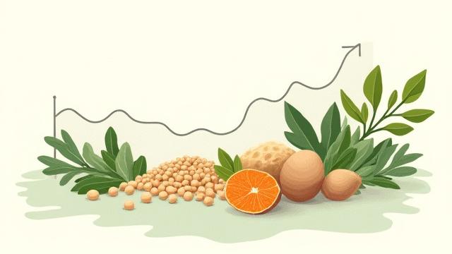 Report cover showing plant-based proteins and diet trends